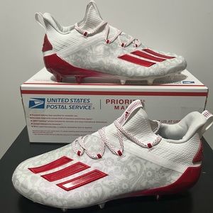 Adidas Adizero Reign Young King Football Cleats FU6708 Floral Red Multiple Sizes